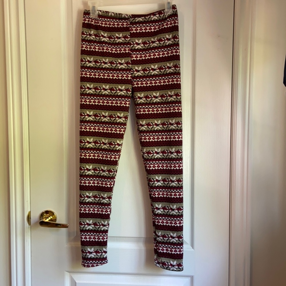 Fuzzy Lined Winter Leggings